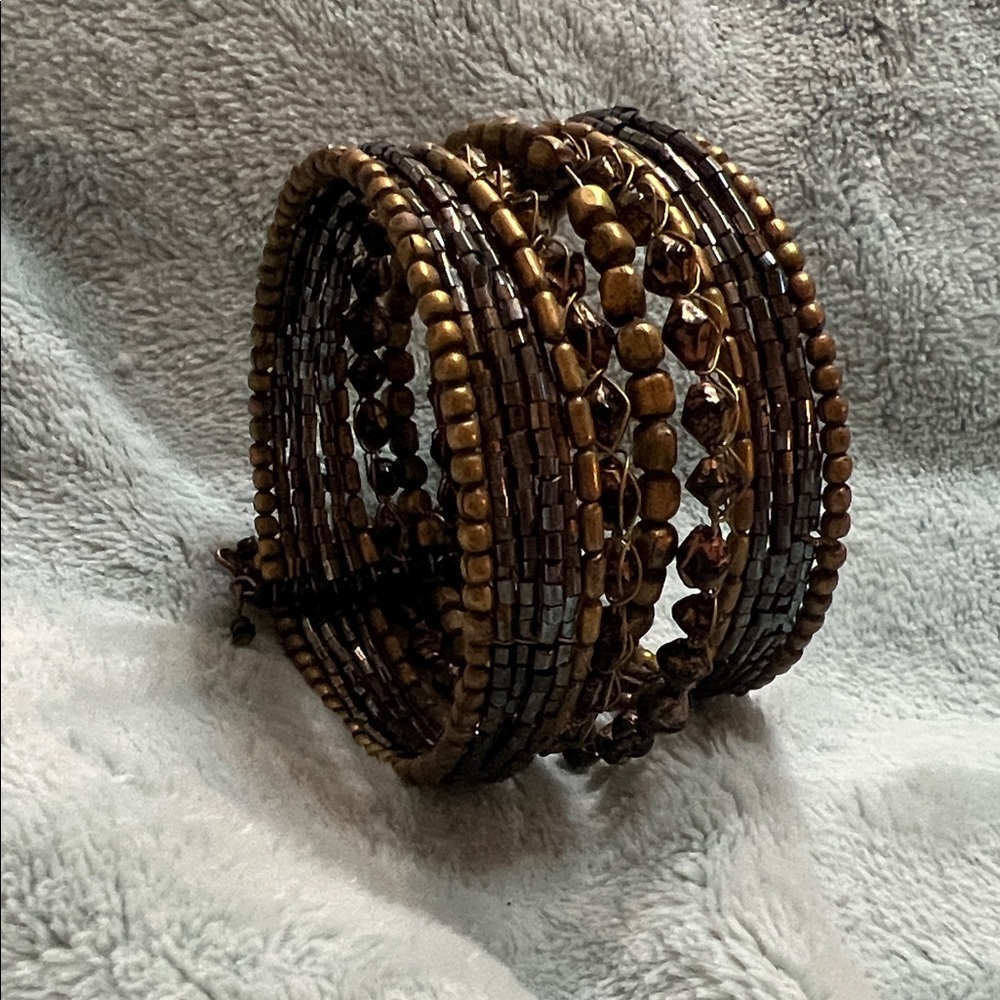 Brown Beaded Bracelet